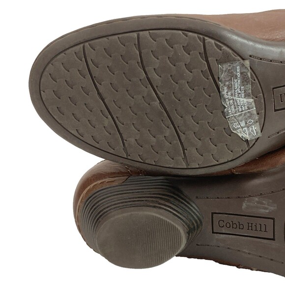 Cobb Hill Laurel Bootie Women's Sz 7.5 Brown Leather Ankle Zip CI1735 *See Flaw* - Picture 8 of 11
